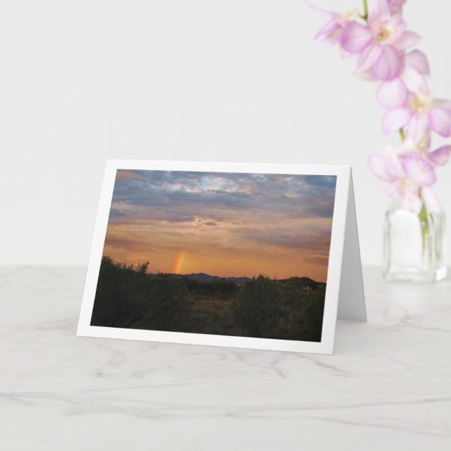Rainbow in Spanish Sky Card (Orchid)