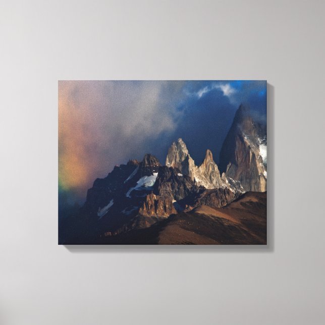 Rainbow In The Andes Canvas Print (Front)
