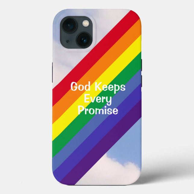 Rainbow in the Sky Inspirational Bright Cute Case-Mate iPhone Case (Back)