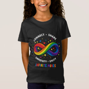 Rainbow Infinity Neurodiversity Symbol - Infinite T-Shirt