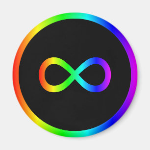Rainbow Infinity Symbol Magnet