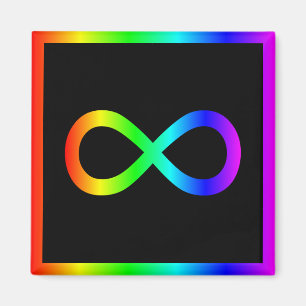 Rainbow Infinity Symbol Magnet
