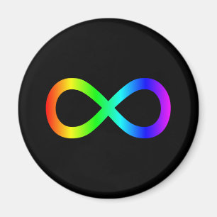 Rainbow Infinity Symbol Magnet