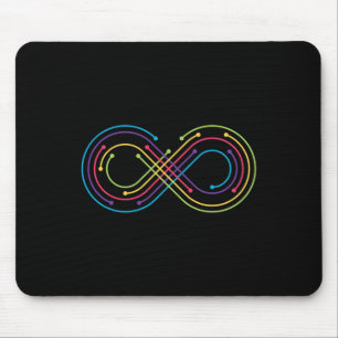 Rainbow Infinity Symbol Pride Autism Awareness Neu Mouse Mat