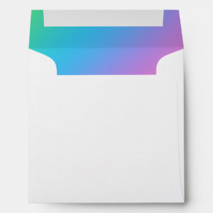Rainbow Inside Solid Colour Envelopes