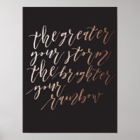 Rainbow Inspirational Quote Art Print