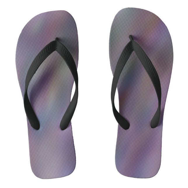 Rainbow Inspired 16 by Kristalin Davis Flip Flops (Footbed)