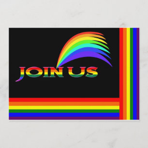 Rainbow Invitations