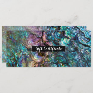 Rainbow Iridescent Abalone Sea Shell Gift Invitation