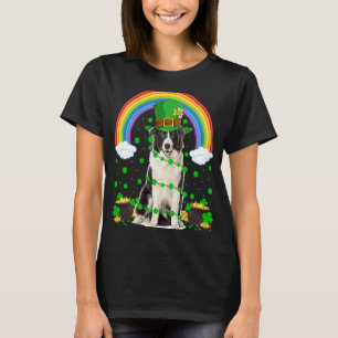 Rainbow Irish Australian Shepherd Dog St Patrick's T-Shirt