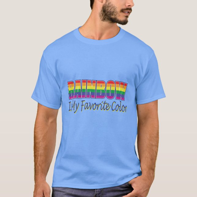 Rainbow is my Favourite Colour T-Shirt (Front)