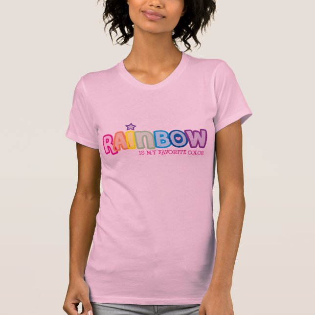 Rainbow is My Favourite Colour T-Shirt (Front)