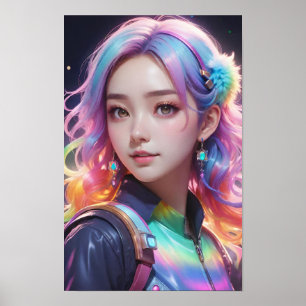 Rainbow Jacket Poster