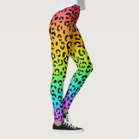 Rainbow Jaguar Spots Animal Print