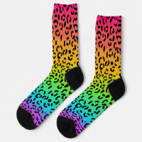 Rainbow Jaguar Spots Animal Print