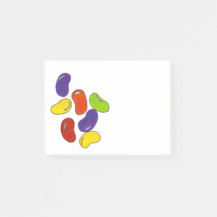 Rainbow Jelly Bean Easter Basket Candy Post-it Notes