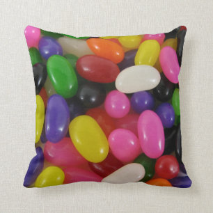 Rainbow jellybean candy JELLY BEANS cushion pillow