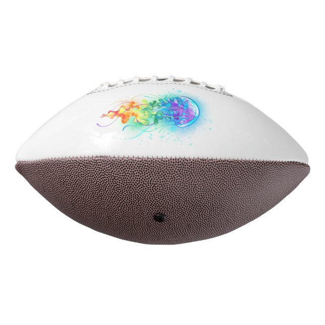 Rainbow jellyfish american football (Rotated 270)