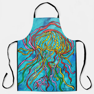 Rainbow Jellyfish  Apron