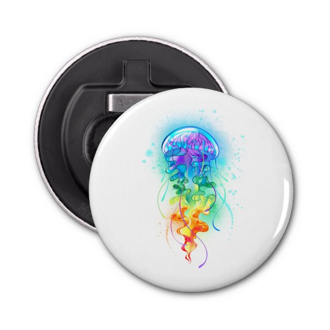 Rainbow jellyfish bottle opener (Front)