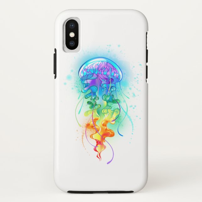Rainbow jellyfish Case-Mate iPhone case (Back)