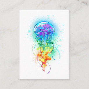 Rainbow jellyfish enclosure card