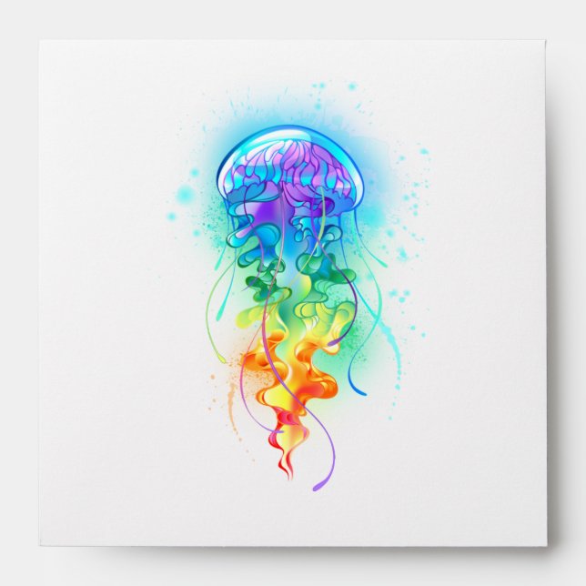 Rainbow jellyfish envelope (Front)