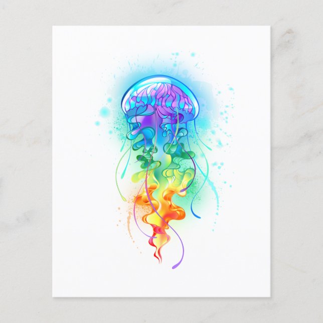 Rainbow jellyfish flyer (Front)
