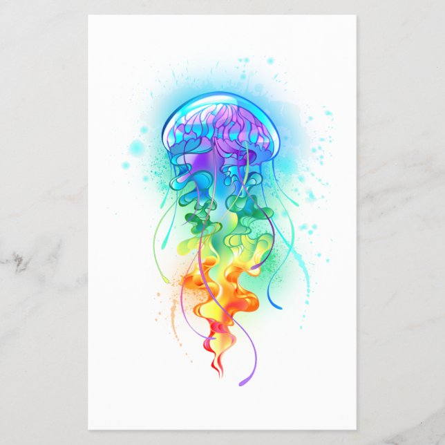 Rainbow jellyfish flyer (Front)