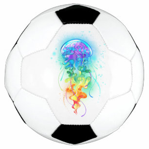 Rainbow jellyfish football