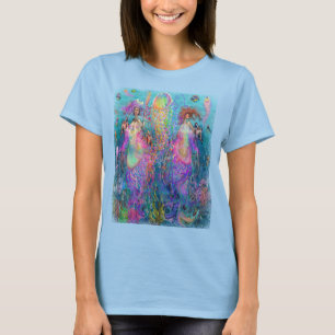 Rainbow Jellyfish Mermaid Prom Dress T-Shirt