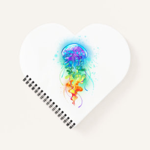 Rainbow jellyfish notebook
