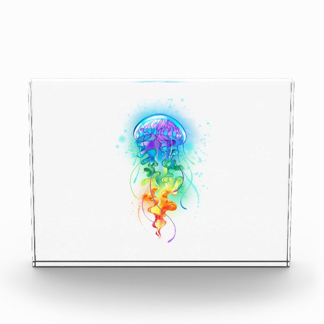 Rainbow jellyfish photo block (Front)