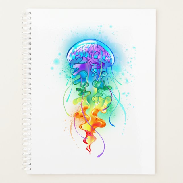 Rainbow jellyfish planner (Front)