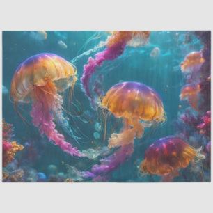 Rainbow Jellyfish Tissue Paper