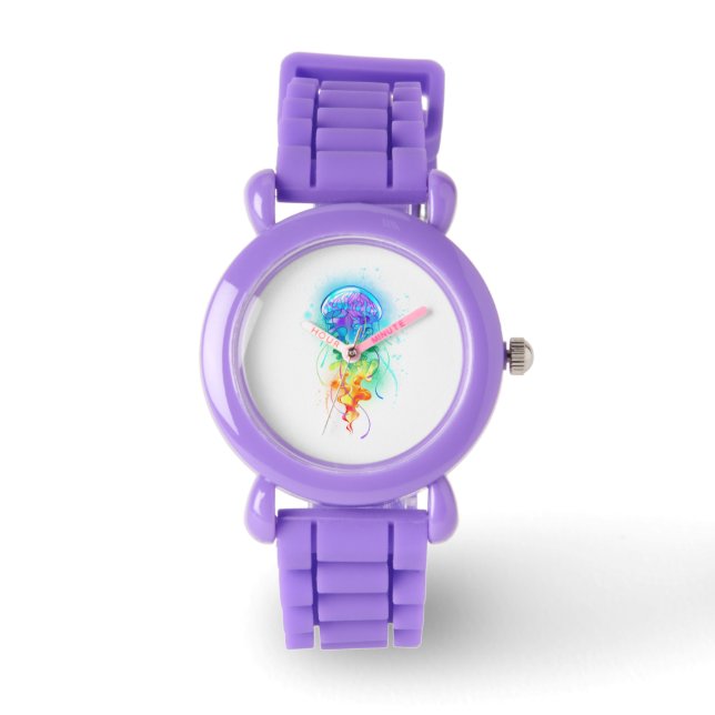 Rainbow jellyfish watch (Front)