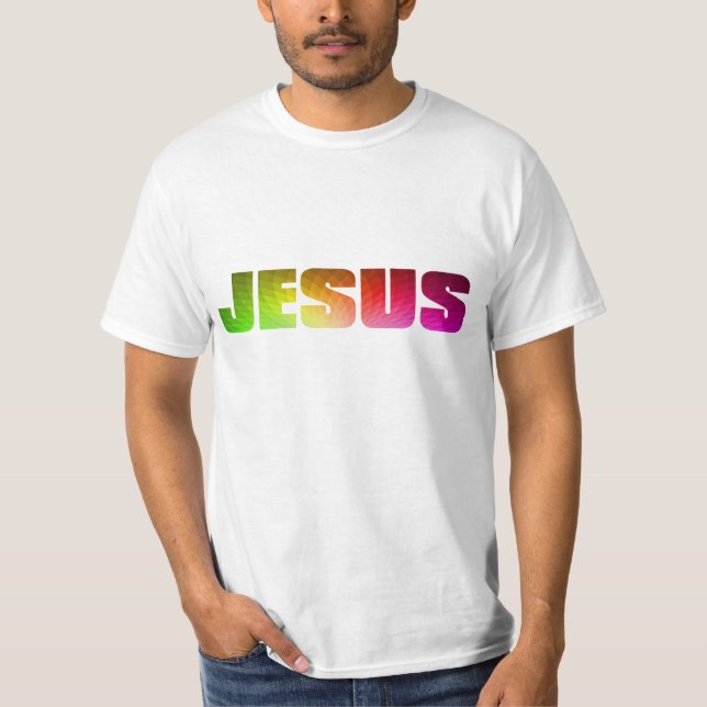 Rainbow Jesus T-Shirt (Front)