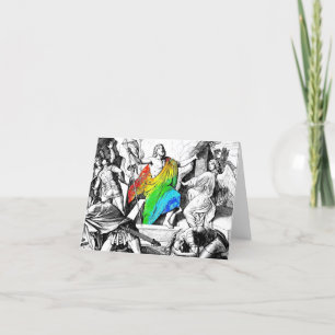 Rainbow Jesus Thank You Card