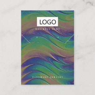 Rainbow Jewellery Earrings Necklace Display Card