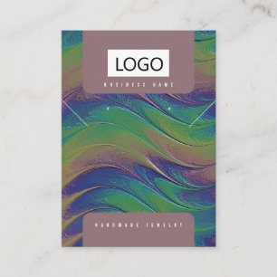 Rainbow Jewellery Earrings Necklace Display Card