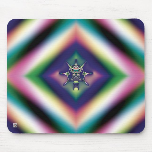 Rainbow Jewellery Mouse Mat (Front)