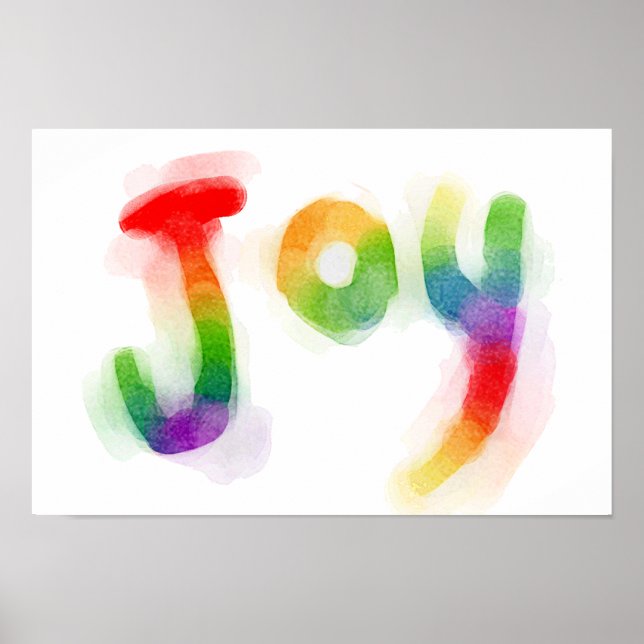 Rainbow Joy Poster (Front)