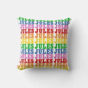 Rainbow Jules Cushion