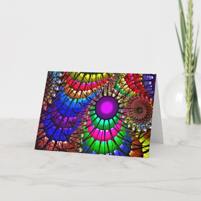 RAINBOW JUNGLE GREETING CARDS (Front)