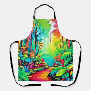 Rainbow Jungle: Vivid Dream Apron