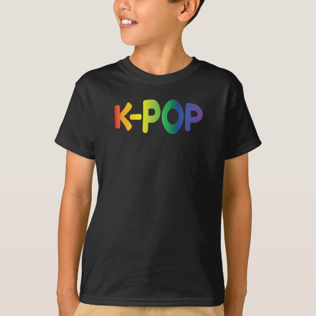 Rainbow K-Pop Ver 2 Kids Shirt (Front)