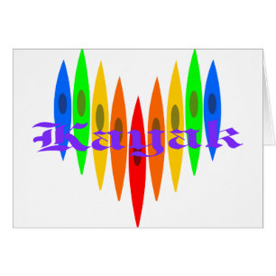 Rainbow Kayak Heart