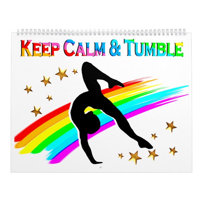 RAINBOW KEEP CALM AND TUMBLE CALENDAR (Cover)