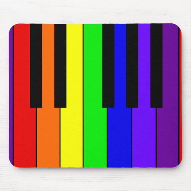 Rainbow Keyboard Mouse Mat (Front)