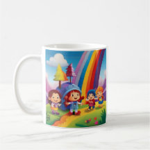 Rainbow Kids Classic Mug for Joyful Sips